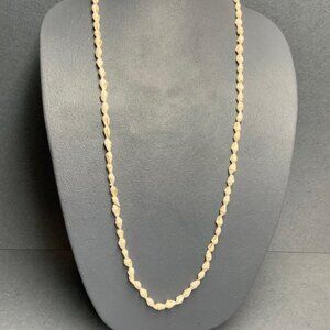 Long Off-White Seashell Necklace